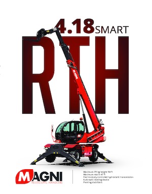 Forgó felsővázas teleszkóps rakodók MAGNI RTH 4.18 Smart