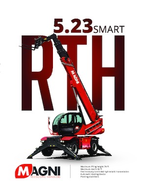Forgó felsővázas teleszkóps rakodók MAGNI RTH 5.23 Smart