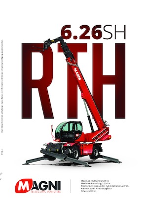 Forgó felsővázas teleszkóps rakodók MAGNI RTH 6.26 SH