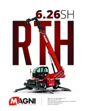 Forgó felsővázas teleszkóps rakodók MAGNI RTH 6.26 SH