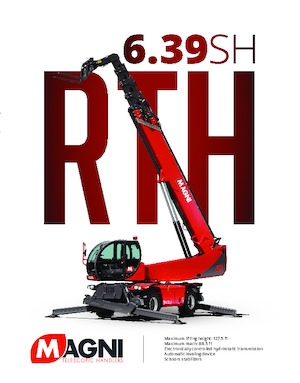 Forgó felsővázas teleszkóps rakodók MAGNI RTH 6.39 SH