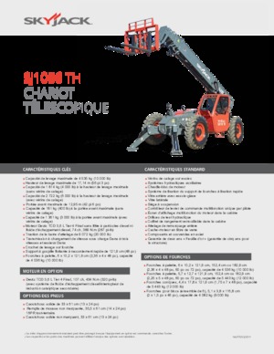 Teleszkópos rakodók Skyjack SJ1056 TH