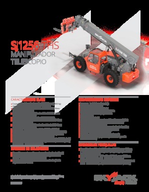 Teleszkópos rakodók Skyjack SJ1256 THS