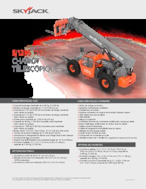 Teleszkópos rakodók Skyjack SJ1256 THS