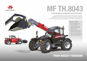Teleszkópos rakodók Massey Ferguson TH.8043