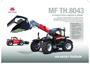 Teleszkópos rakodók Massey Ferguson TH.8043