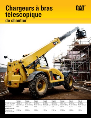 Teleszkópos rakodók Caterpillar TH417C