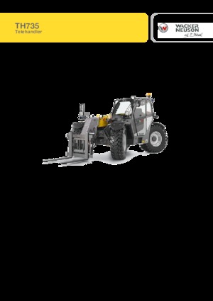 Teleszkópos rakodók Wacker Neuson TH735