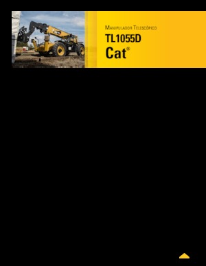 Teleszkópos rakodók Caterpillar TL1055D