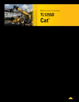 Teleszkópos rakodók Caterpillar TL1255D