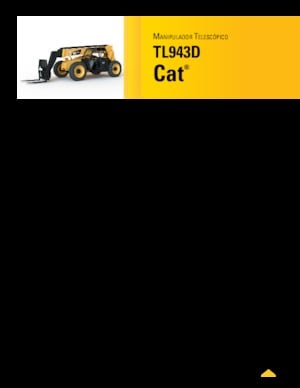 Teleszkópos rakodók Caterpillar TL943D