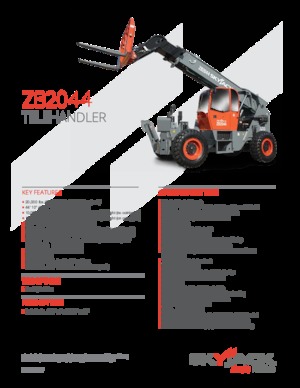 Teleszkópos rakodók Skyjack ZB 2044