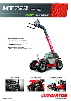 Teleszkópos rakodók Manitou MT 732-100 PS Comfort