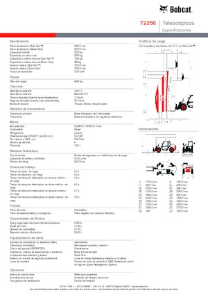 Teleszkópos rakodók Bobcat T 2250