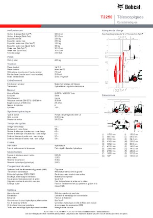 Teleszkópos rakodók Bobcat T 2250