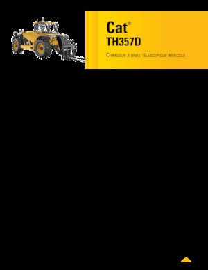 Teleszkópos rakodók Caterpillar TH357D