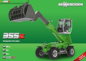 Forgó felsővázas teleszkóps rakodók Sennebogen 355 E 