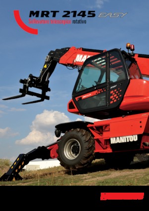 Forgó felsővázas teleszkóps rakodók Manitou MRT 2145