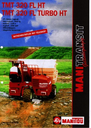 Tehergépkocsira rögzthető teleszkópos targoncák Manitou TMT 320 FL T HT