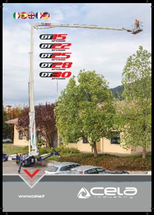 Lánctalpas töretőgémes munkaállványok CELA DT25 Spyder