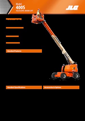 Gumikerekes töretőgémes munkaállványok JLG 400 S