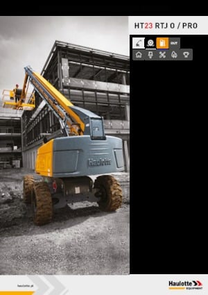 Gumikerekes töretőgémes munkaállványok Haulotte HT23 RTJ PRO