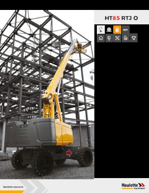 Gumikerekes töretőgémes munkaállványok Haulotte HT85 RTJ O