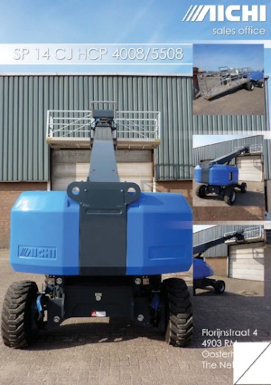 Gumikerekes töretőgémes munkaállványok Aichi SP14CJHCP 4008