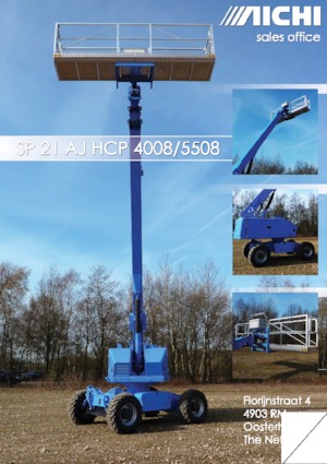 Gumikerekes töretőgémes munkaállványok Aichi SP21AJHCP 5508