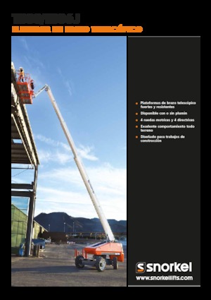 Gumikerekes töretőgémes munkaállványok Snorkel TB86J