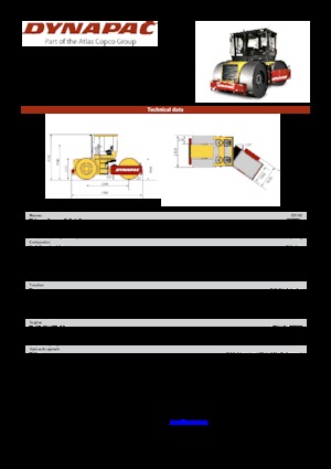 Háromtengelyes hengerek Dynapac CS 142