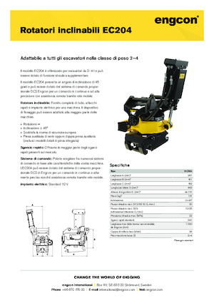 Tiltrotátorok engcon EC204