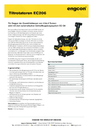 Tiltrotátorok engcon EC206