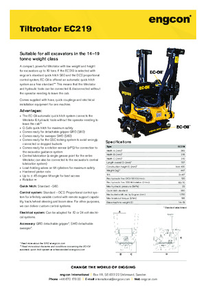 Tiltrotátorok engcon EC219