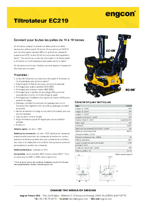 Tiltrotátorok engcon EC219
