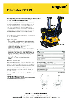 Tiltrotátorok engcon EC219