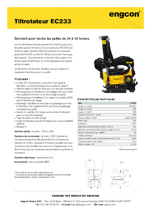 Tiltrotátorok engcon EC233