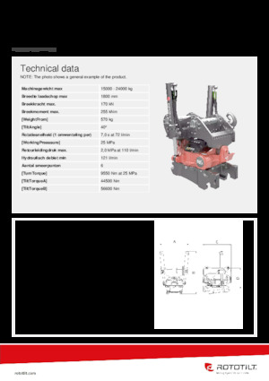 Tiltrotátorok Rototilt® R6 SL