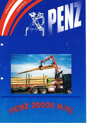 Rönkrakodó daruk PENZ 25000 HL