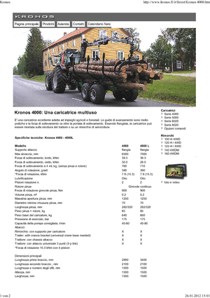 Rönkrakodó daruk Kronos 4000