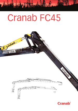 Rönkrakodó daruk Cranab FC 45 Tele