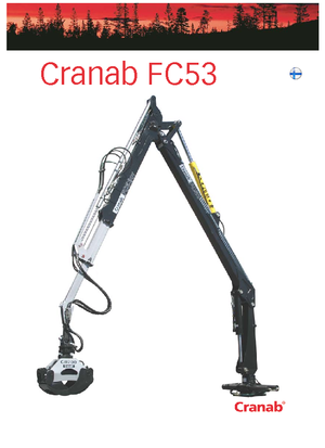 Rönkrakodó daruk Cranab FC 53 DT