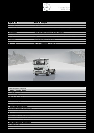 Merevvázak Mercedes-Benz Arocs 2024 K 4x2