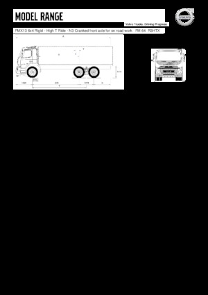 Merevvázak Volvo Trucks FMX13.420 6x4 Rigid - High T Ride