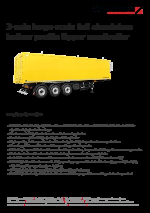 Billenőplatós/billencs félpótkocsikk Schwarzmüller 3-axle large-scale full aluminium hollow profile tipper semitrailer
