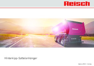 Billenőplatós/billencs félpótkocsikk Reisch RHKS-3-SR07 ISO-R