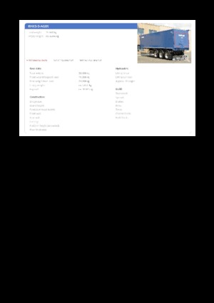 Billenőplatós/billencs félpótkocsikk Reisch RHKS-3-AG09