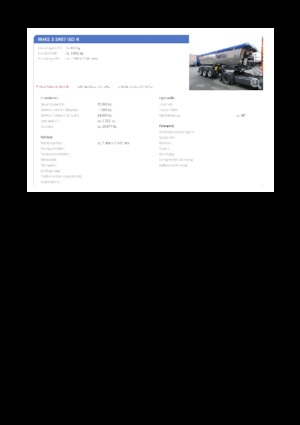 Billenőplatós/billencs félpótkocsikk Reisch RHKS-3-SR07 ISO-R