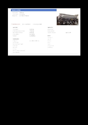 Billenőplatós/billencs félpótkocsikk Reisch RHKS-3-SR08