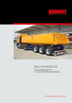 Billenőplatós/billencs félpótkocsikk Kempf SKD 35/3-S